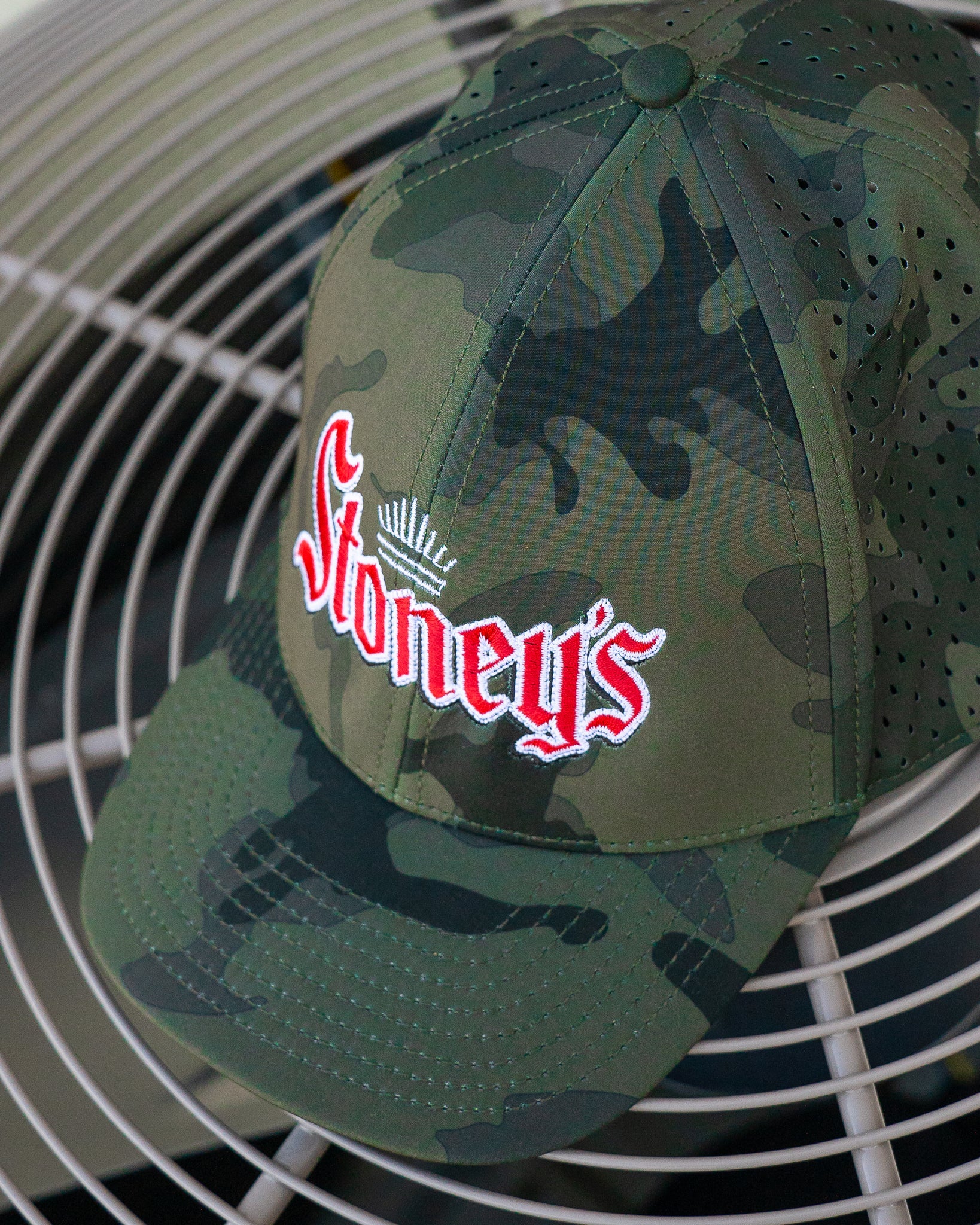 Stoney's CoolGuard Camo Snapback Hat