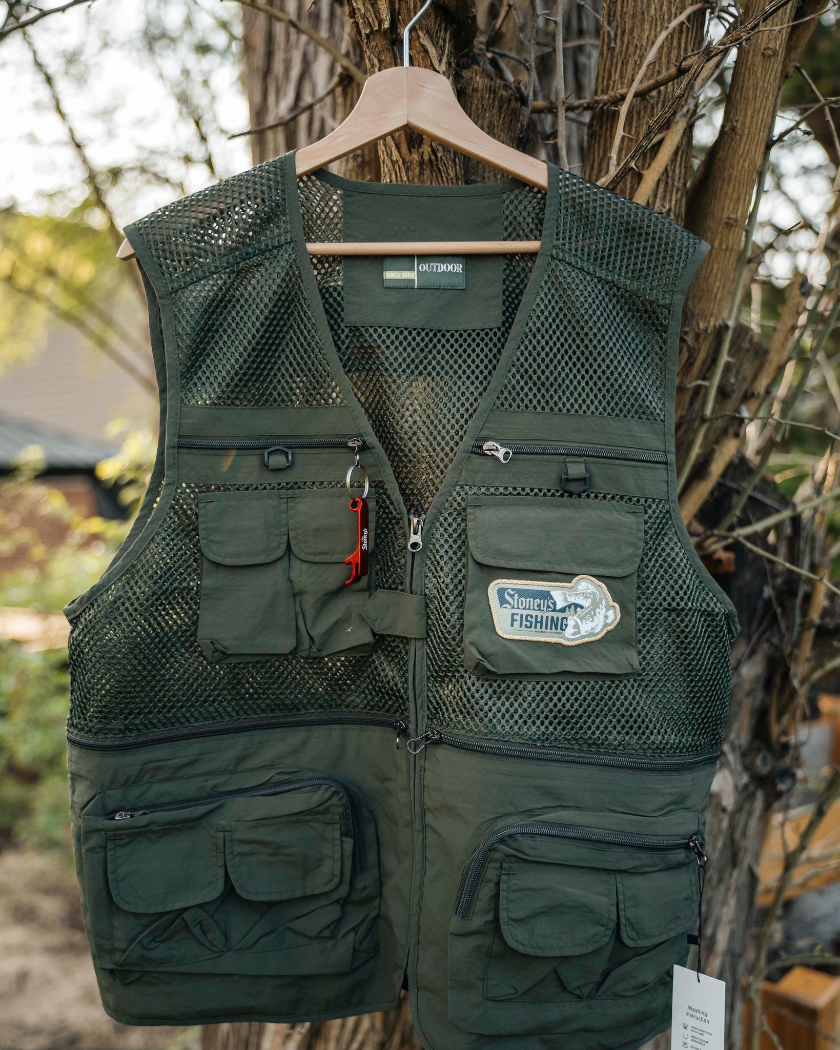 Stoney’s Mesh Utility Fishing Vest Shirt
