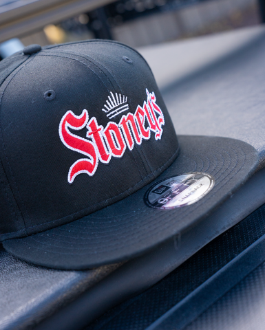 Stoney's Black Snap Back Hat