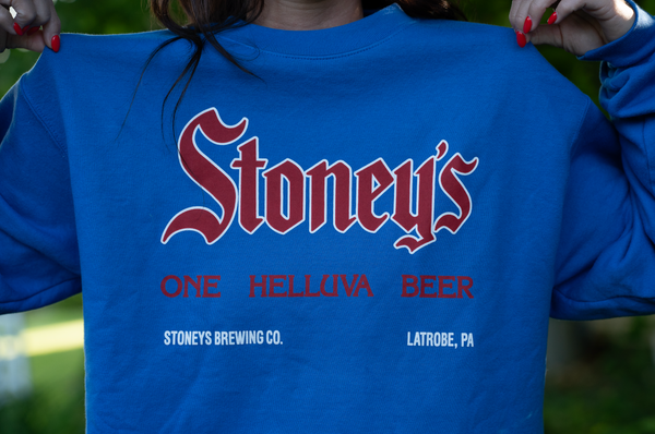 Stoney's Helluva Beer Sweat shirt.