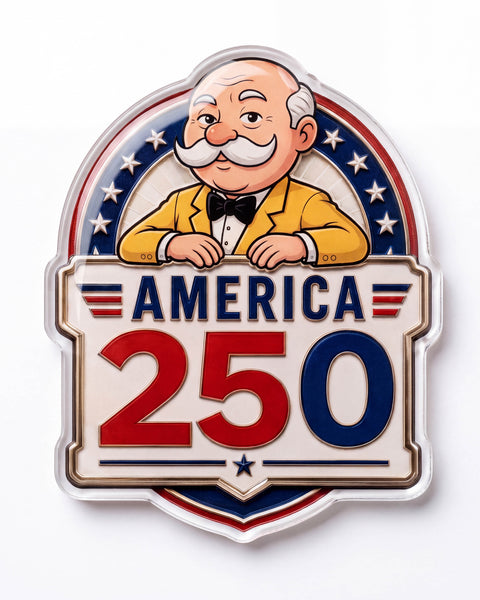 Stoney's America 250 Acrylic Pin