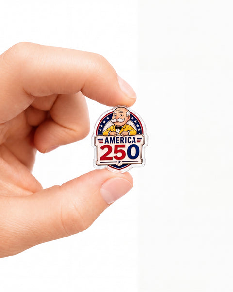 Stoney's America 250 Acrylic Pin